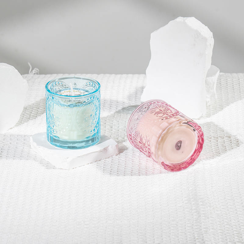 Lilin beraroma botol kaca anggun Hari Ibu -produsen lilin kedelai ramah lingkungan