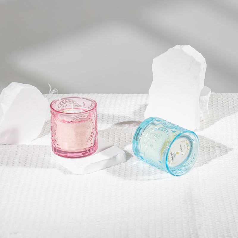 Lilin beraroma botol kaca anggun Hari Ibu -produsen lilin kedelai ramah lingkungan