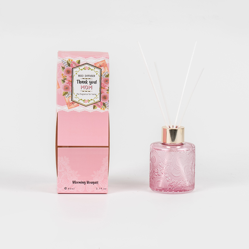 Penyebar buluh botol kaca Elegan Hari Ibu -Produsen wewangian rumah