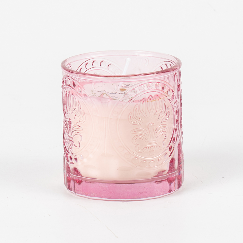 Lilin beraroma botol kaca anggun Hari Ibu -produsen lilin kedelai ramah lingkungan