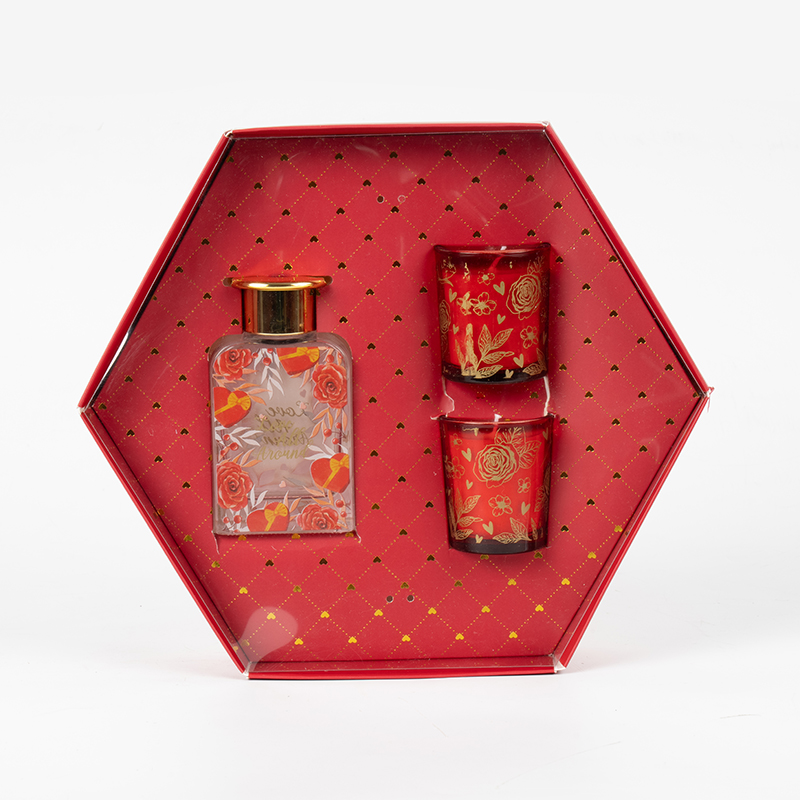 Set Aroma Premium Valentine 3 Buah-Set Pengharum Rumah Ramah Lingkungan Ogranic