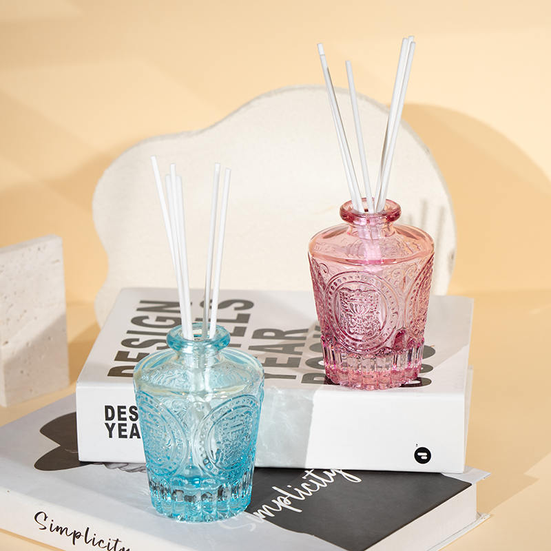 Penyebar buluh botol kaca bergaya hari ibu -penjual wewangian rumah