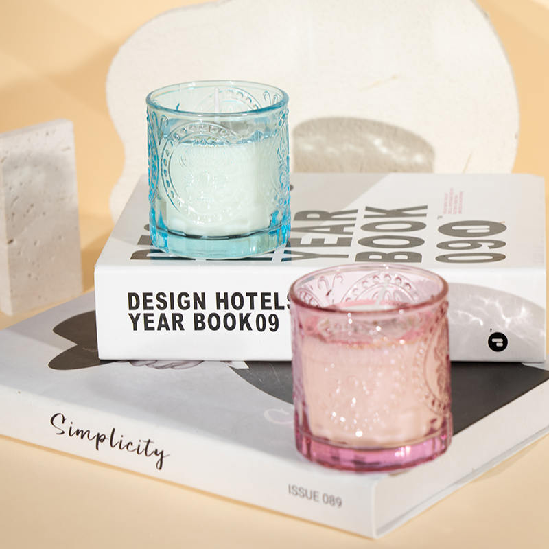 Lilin beraroma botol kaca anggun Hari Ibu -produsen lilin kedelai ramah lingkungan