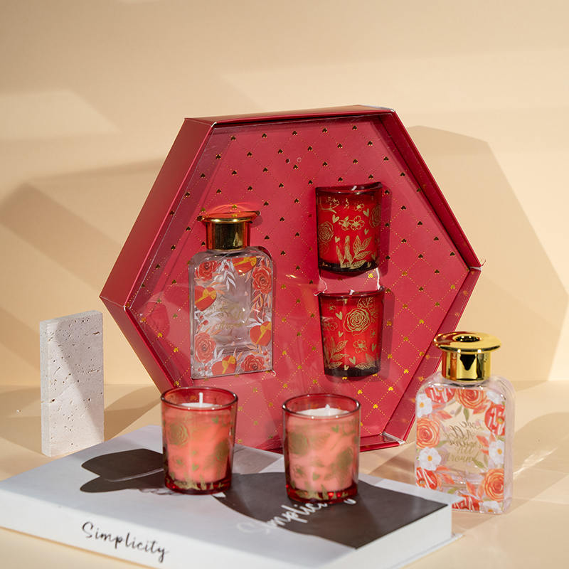 Set Aroma Premium Valentine 3 Buah-Set Pengharum Rumah Ramah Lingkungan Ogranic
