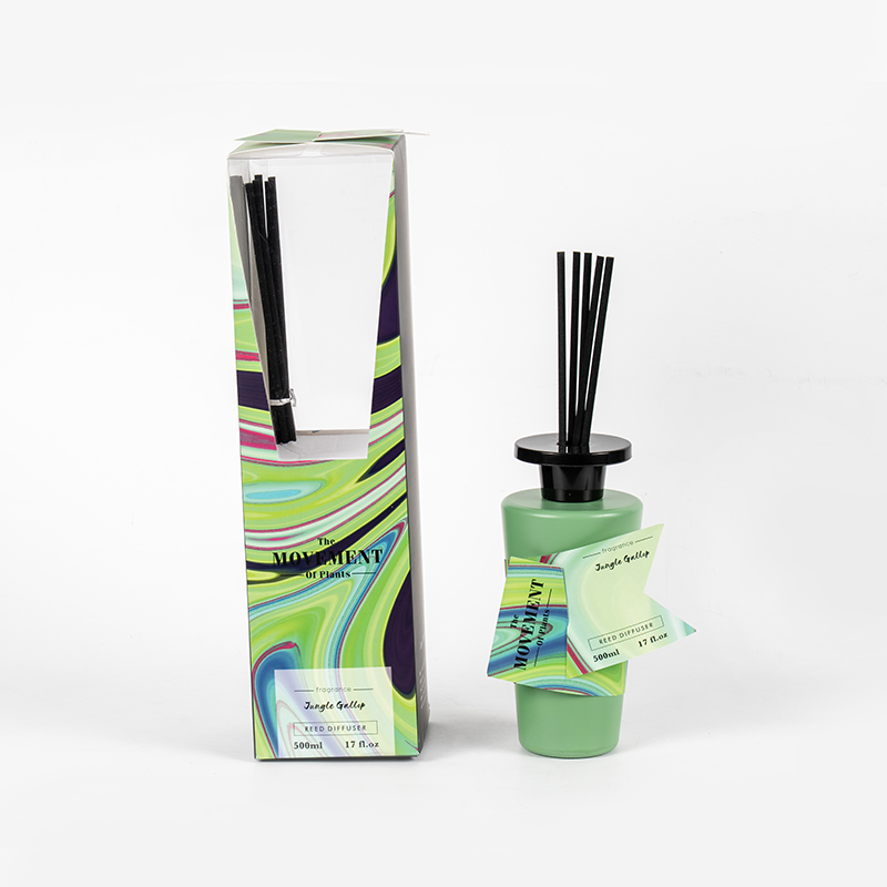 Botol parfum bulat kaca bening kerucut reed diffuser-pembuatan diffuser rumah